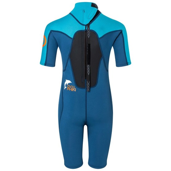 Youth wetsuit NeilPryde Dolphin Shorty 2/2 BZ Navy / Light Blue