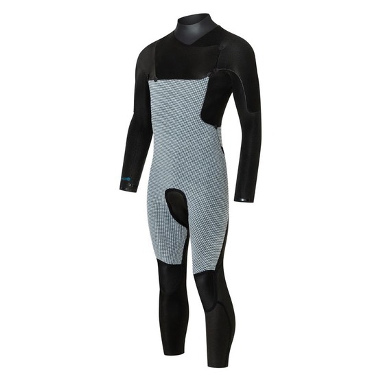 Mens wetsuit NeilPryde Mission Fullsuit GBS 5/4 FZ Black