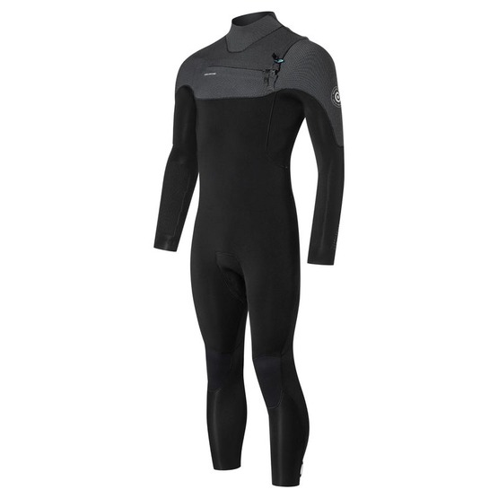 Mens wetsuit NeilPryde Mission Fullsuit GBS 5/4 FZ Black