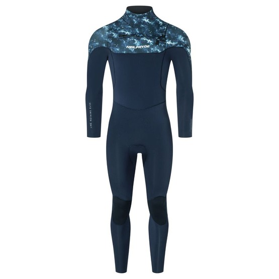 Mens wetsuit NeilPryde Wizard Fullsuit GBS 4/3 FZ Deepblue / Space