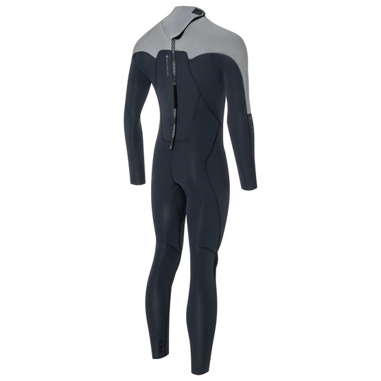 Mens wetsuit NeilPryde Rise Fullsuit GBS 5/4 BZ Black / Grey