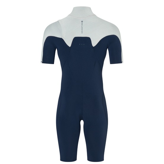 Mens wetsuit NeilPryde Rise Shorty S/S FL 2/2 FZ Navy / Lightgrey