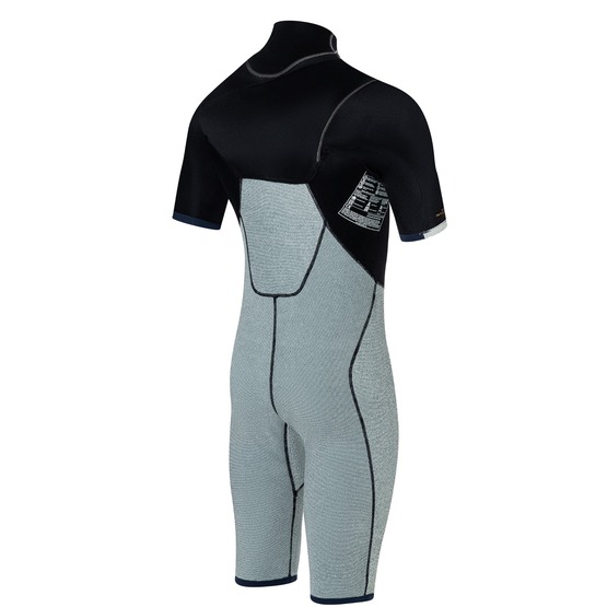 Mens wetsuit NeilPryde Rise Shorty S/S FL 2/2 FZ Navy / Lightgrey