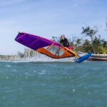Windsurf sail NeilPryde Combat PRO Fuse 2025 Juicy Orange/Purple