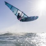 Windsurf sail NeilPryde Combat PRO Fuse 2025 Juicy Orange/Purple