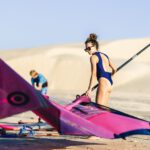 Windsurf sail NeilPryde Combat PRO Fuse 2025 Juicy Orange/Purple