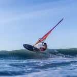 Windsurf sail NeilPryde Combat PRO Fuse 2025 Juicy Orange/Purple