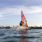 Windsurf sail NeilPryde Combat PRO Fuse 2025 Juicy Orange/Purple