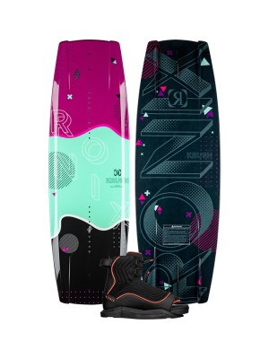 Ronix Quarter 'Til Midnight Women's Wakeboard Package w/ Luxe Bindings 2026