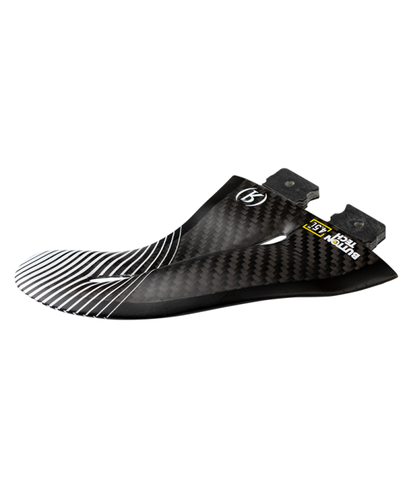 Ronix 4.5 in Button Flo Thru Surf Fin [Carbon]