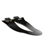 Ronix 4.5 in Button Flo Thru Surf Fin [Carbon]