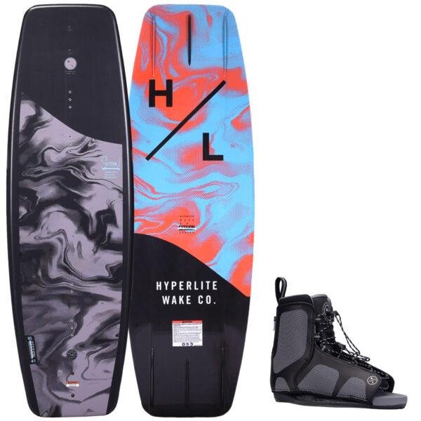 Hyperlite Session Wakeboard Package w/ Remix Bindings 2024