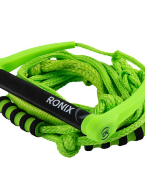 Ronix Silicone Bungee Wakesurf Rope w/ Handle (Volt Green)
