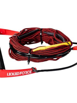 Liquid Force Team w/ H-Braid Wakeboard Rope & Handle Combo [Red/Black] 70'