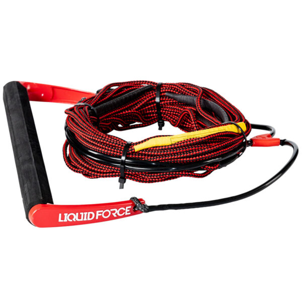 Liquid Force Team w/ H-Braid Wakeboard Rope & Handle Combo [Red/Black] 70'