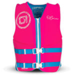 O'Brien Traditional Youth Life Jacket  (Pink/Aqua)