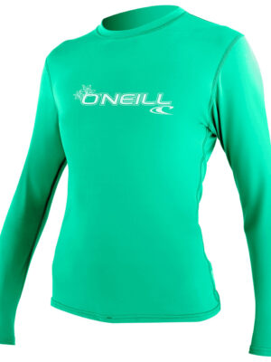 O'Neill Womens Basic Skins L/S Sun Shirt - Seaglass