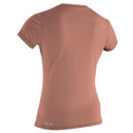 O'Neill Womens Basic Skins S/S Sun Shirt - Light Grapefruit