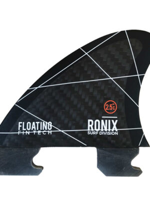 Ronix  Floating 3.0 Fin-S 2.0 Tool-Less Blueprint Left Surf Fin (Carbon)