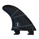 Ronix 3.5" Floating Fin-S 2.0 Tool-Less Fiberglass Left Surf Fin (Charcoal)