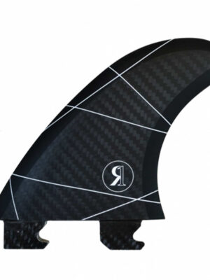 Ronix 4.0" Floating Fin-S 2.0 Tool-Less Fiberglass Right Surf Fin (Charcoal)