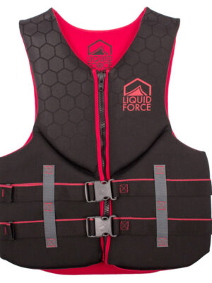 Liquid Force Hinge Classic CGA [Black/Red] Life Jacket