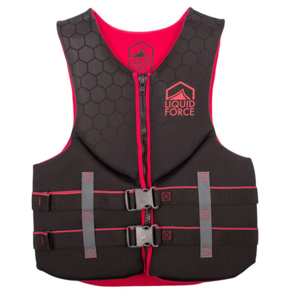 Liquid Force Hinge Classic CGA [Black/Red] Life Jacket