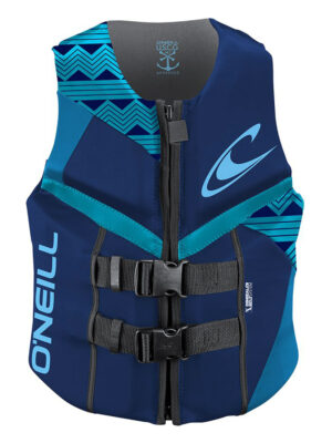 O'Neill Reactor (Navy/River/Turquoise) USCG Women's Life Jacket