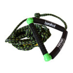 FatSac Wakesurf Rope & Handle Combo 25' [Green & Black]