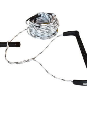 FatSac Wake Rope & Handle Combo [Black/White]