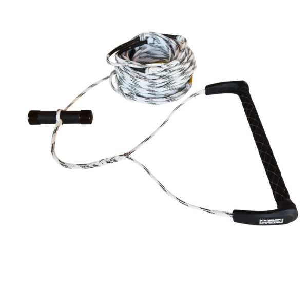 FatSac Wake Rope & Handle Combo [Black/White]
