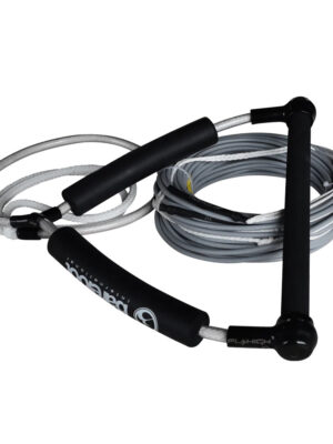 Barefoot Intl Silver Spectra Wake Rope & Handle Combo [Silver]