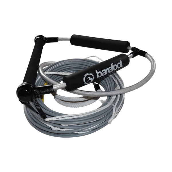 Barefoot Intl Silver Spectra Wake Rope & Handle Combo [Silver]