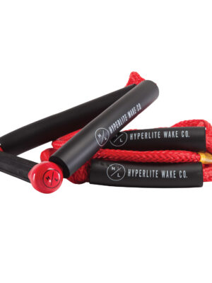 Hyperlite 25' Surf Rope w/ Handle (Red)