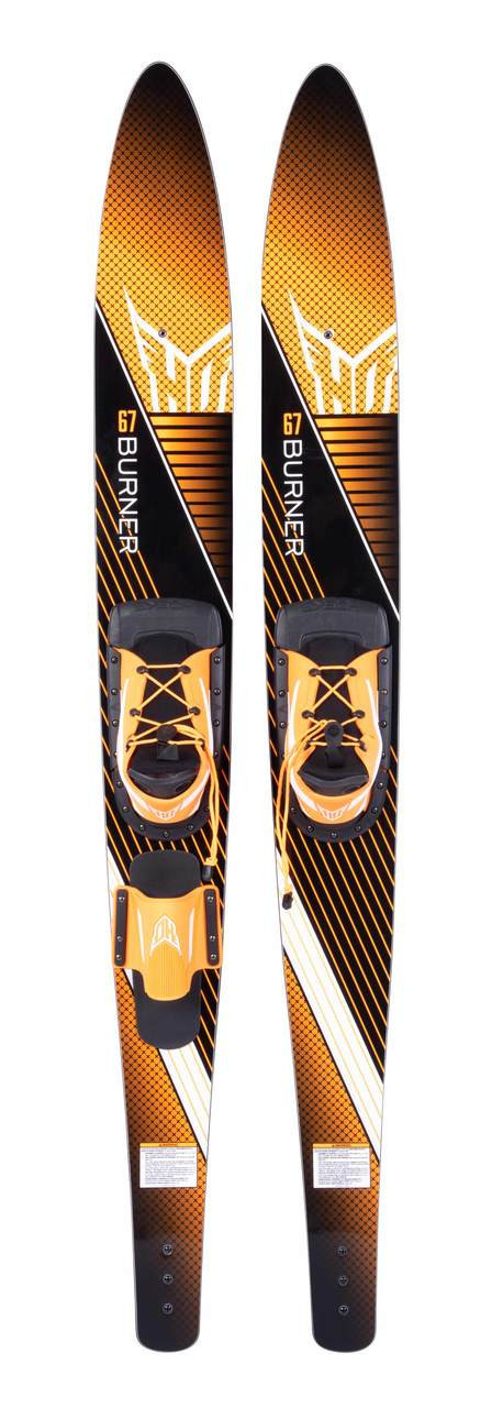 HO 61" Burner Combo Water Skis Sm Blaze/RTS